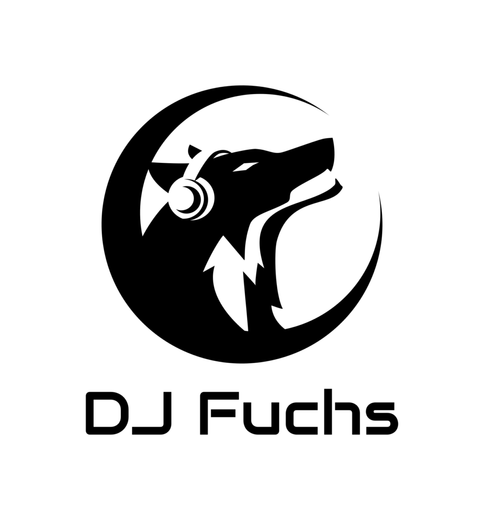 DJ Fuchs Logo - Fuchs mit Kopfhörern